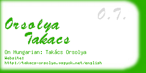 orsolya takacs business card