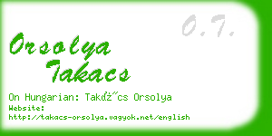 orsolya takacs business card